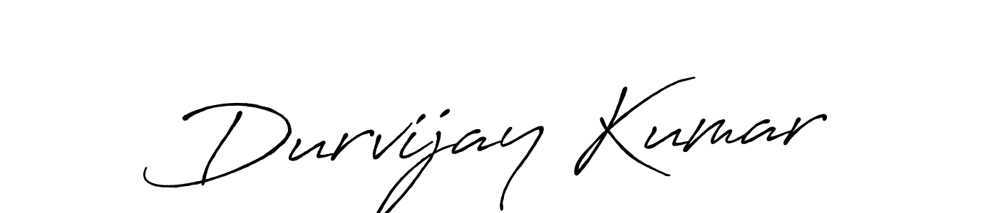 You should practise on your own different ways (Antro_Vectra_Bolder) to write your name (Durvijay Kumar) in signature. don't let someone else do it for you. Durvijay Kumar signature style 7 images and pictures png