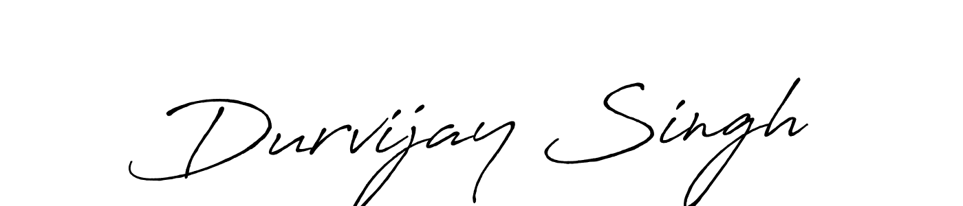 Also we have Durvijay Singh name is the best signature style. Create professional handwritten signature collection using Antro_Vectra_Bolder autograph style. Durvijay Singh signature style 7 images and pictures png