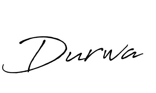 Use a signature maker to create a handwritten signature online. With this signature software, you can design (Antro_Vectra_Bolder) your own signature for name Durwa. Durwa signature style 7 images and pictures png