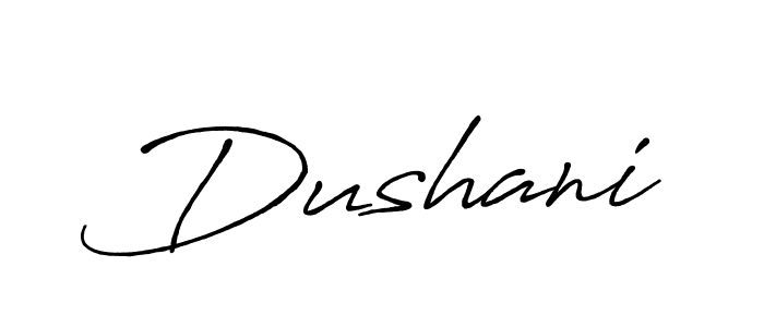 How to make Dushani signature? Antro_Vectra_Bolder is a professional autograph style. Create handwritten signature for Dushani name. Dushani signature style 7 images and pictures png