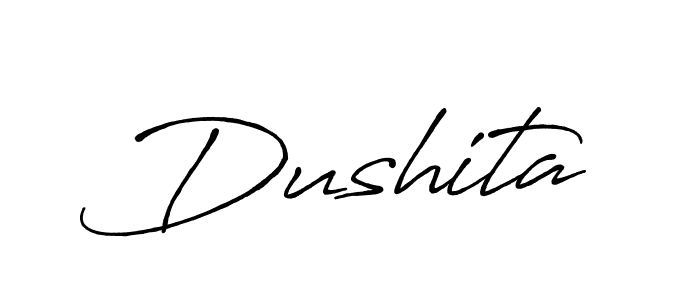 if you are searching for the best signature style for your name Dushita. so please give up your signature search. here we have designed multiple signature styles  using Antro_Vectra_Bolder. Dushita signature style 7 images and pictures png