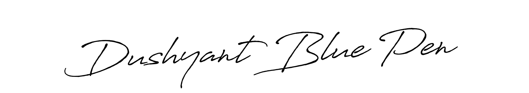 It looks lik you need a new signature style for name Dushyant Blue Pen. Design unique handwritten (Antro_Vectra_Bolder) signature with our free signature maker in just a few clicks. Dushyant Blue Pen signature style 7 images and pictures png