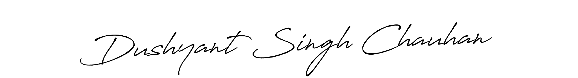Make a beautiful signature design for name Dushyant Singh Chauhan. Use this online signature maker to create a handwritten signature for free. Dushyant Singh Chauhan signature style 7 images and pictures png