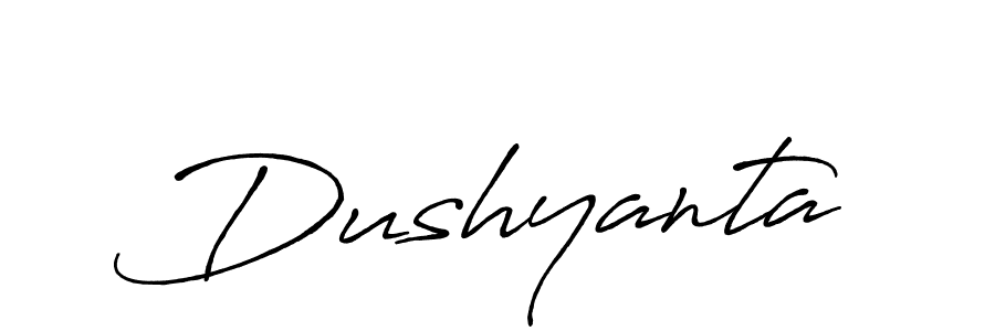 How to make Dushyanta signature? Antro_Vectra_Bolder is a professional autograph style. Create handwritten signature for Dushyanta name. Dushyanta signature style 7 images and pictures png