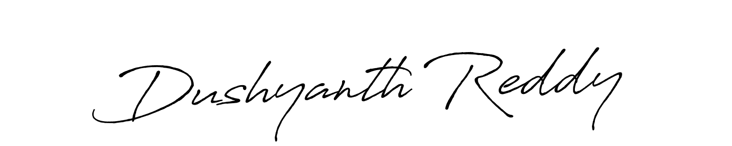 Also You can easily find your signature by using the search form. We will create Dushyanth Reddy name handwritten signature images for you free of cost using Antro_Vectra_Bolder sign style. Dushyanth Reddy signature style 7 images and pictures png