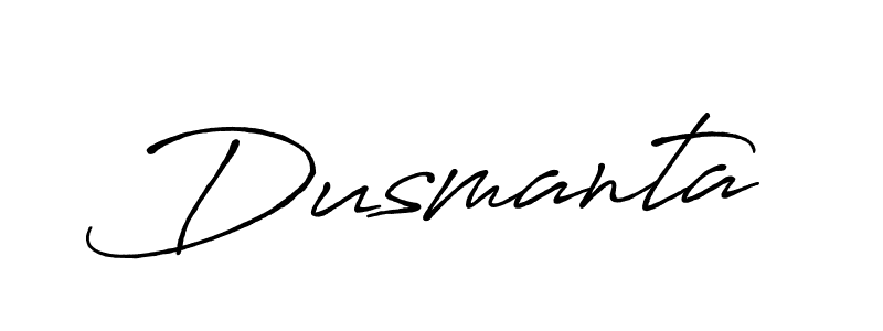 Make a beautiful signature design for name Dusmanta. With this signature (Antro_Vectra_Bolder) style, you can create a handwritten signature for free. Dusmanta signature style 7 images and pictures png