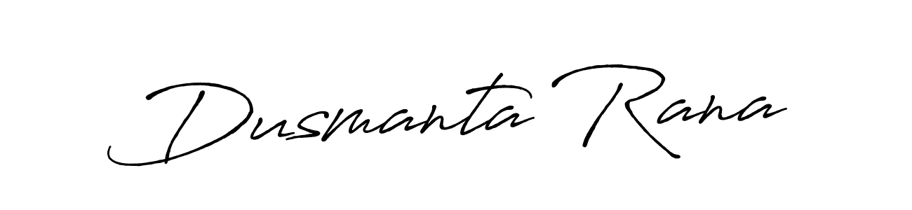 Dusmanta Rana stylish signature style. Best Handwritten Sign (Antro_Vectra_Bolder) for my name. Handwritten Signature Collection Ideas for my name Dusmanta Rana. Dusmanta Rana signature style 7 images and pictures png