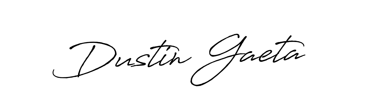 Design your own signature with our free online signature maker. With this signature software, you can create a handwritten (Antro_Vectra_Bolder) signature for name Dustin Gaeta. Dustin Gaeta signature style 7 images and pictures png