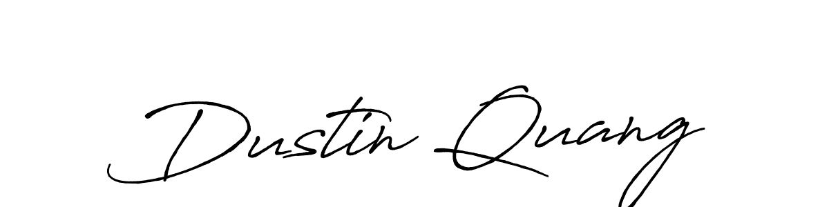 How to make Dustin Quang name signature. Use Antro_Vectra_Bolder style for creating short signs online. This is the latest handwritten sign. Dustin Quang signature style 7 images and pictures png