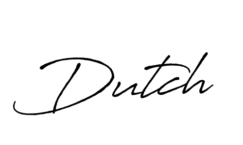 How to Draw Dutch signature style? Antro_Vectra_Bolder is a latest design signature styles for name Dutch. Dutch signature style 7 images and pictures png