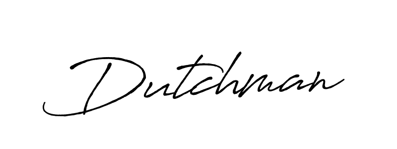 Dutchman stylish signature style. Best Handwritten Sign (Antro_Vectra_Bolder) for my name. Handwritten Signature Collection Ideas for my name Dutchman. Dutchman signature style 7 images and pictures png