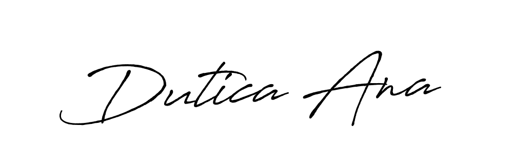 See photos of Dutica Ana official signature by Spectra . Check more albums & portfolios. Read reviews & check more about Antro_Vectra_Bolder font. Dutica Ana signature style 7 images and pictures png