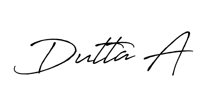 This is the best signature style for the Dutta A name. Also you like these signature font (Antro_Vectra_Bolder). Mix name signature. Dutta A signature style 7 images and pictures png