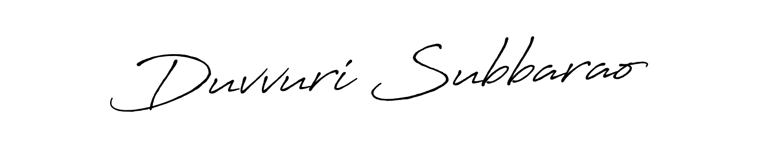It looks lik you need a new signature style for name Duvvuri Subbarao. Design unique handwritten (Antro_Vectra_Bolder) signature with our free signature maker in just a few clicks. Duvvuri Subbarao signature style 7 images and pictures png