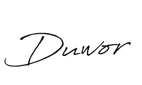 Similarly Antro_Vectra_Bolder is the best handwritten signature design. Signature creator online .You can use it as an online autograph creator for name Duwor. Duwor signature style 7 images and pictures png