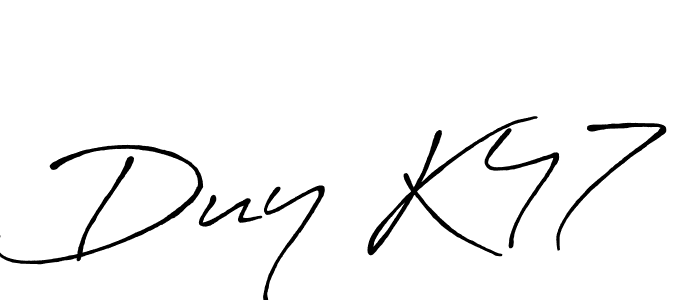 You should practise on your own different ways (Antro_Vectra_Bolder) to write your name (Duy K47) in signature. don't let someone else do it for you. Duy K47 signature style 7 images and pictures png