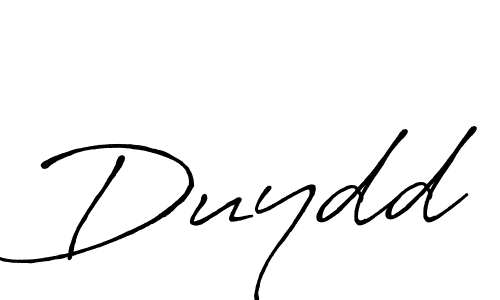 The best way (Antro_Vectra_Bolder) to make a short signature is to pick only two or three words in your name. The name Duydd include a total of six letters. For converting this name. Duydd signature style 7 images and pictures png