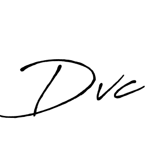 Best and Professional Signature Style for Dvc. Antro_Vectra_Bolder Best Signature Style Collection. Dvc signature style 7 images and pictures png