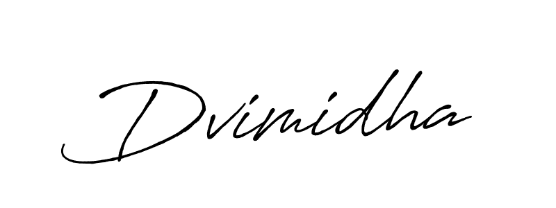 Use a signature maker to create a handwritten signature online. With this signature software, you can design (Antro_Vectra_Bolder) your own signature for name Dvimidha. Dvimidha signature style 7 images and pictures png