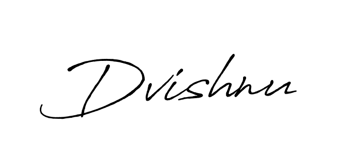 Design your own signature with our free online signature maker. With this signature software, you can create a handwritten (Antro_Vectra_Bolder) signature for name Dvishnu. Dvishnu signature style 7 images and pictures png