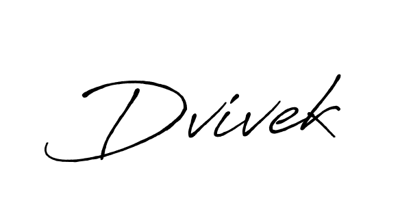 Also we have Dvivek name is the best signature style. Create professional handwritten signature collection using Antro_Vectra_Bolder autograph style. Dvivek signature style 7 images and pictures png