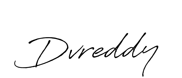 Use a signature maker to create a handwritten signature online. With this signature software, you can design (Antro_Vectra_Bolder) your own signature for name Dvreddy. Dvreddy signature style 7 images and pictures png