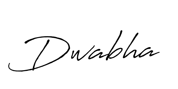 Dwabha stylish signature style. Best Handwritten Sign (Antro_Vectra_Bolder) for my name. Handwritten Signature Collection Ideas for my name Dwabha. Dwabha signature style 7 images and pictures png