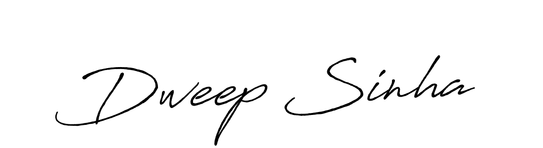 Similarly Antro_Vectra_Bolder is the best handwritten signature design. Signature creator online .You can use it as an online autograph creator for name Dweep Sinha. Dweep Sinha signature style 7 images and pictures png