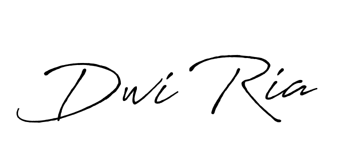 Create a beautiful signature design for name Dwi Ria. With this signature (Antro_Vectra_Bolder) fonts, you can make a handwritten signature for free. Dwi Ria signature style 7 images and pictures png
