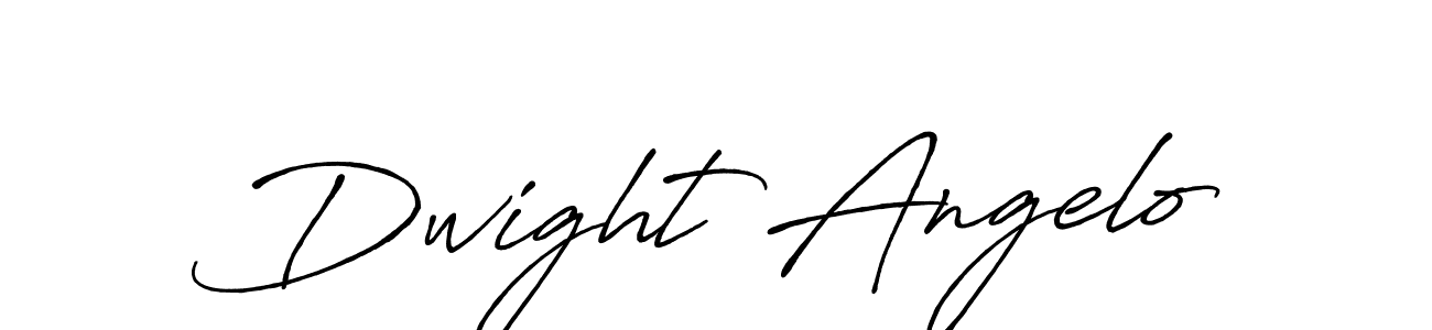 Make a beautiful signature design for name Dwight Angelo. Use this online signature maker to create a handwritten signature for free. Dwight Angelo signature style 7 images and pictures png