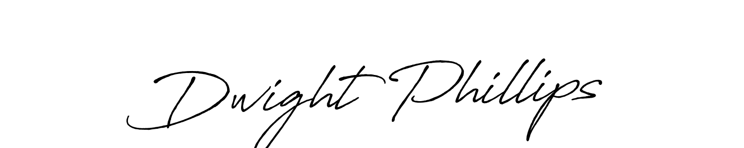 Also we have Dwight Phillips name is the best signature style. Create professional handwritten signature collection using Antro_Vectra_Bolder autograph style. Dwight Phillips signature style 7 images and pictures png