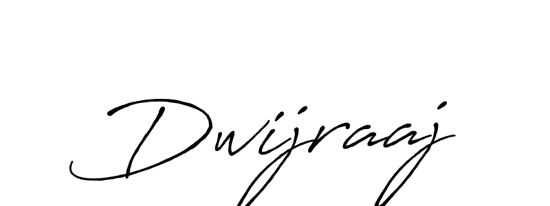 How to make Dwijraaj name signature. Use Antro_Vectra_Bolder style for creating short signs online. This is the latest handwritten sign. Dwijraaj signature style 7 images and pictures png