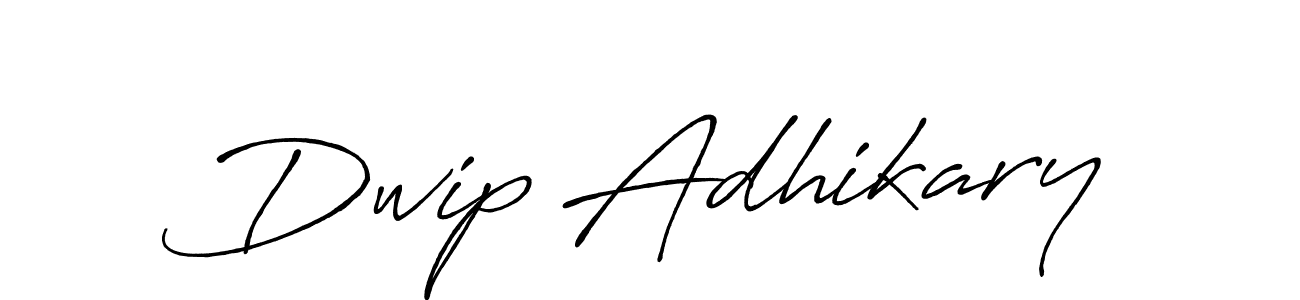 Similarly Antro_Vectra_Bolder is the best handwritten signature design. Signature creator online .You can use it as an online autograph creator for name Dwip Adhikary. Dwip Adhikary signature style 7 images and pictures png