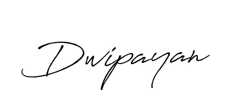 How to make Dwipayan signature? Antro_Vectra_Bolder is a professional autograph style. Create handwritten signature for Dwipayan name. Dwipayan signature style 7 images and pictures png