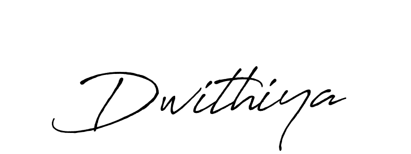 Dwithiya stylish signature style. Best Handwritten Sign (Antro_Vectra_Bolder) for my name. Handwritten Signature Collection Ideas for my name Dwithiya. Dwithiya signature style 7 images and pictures png