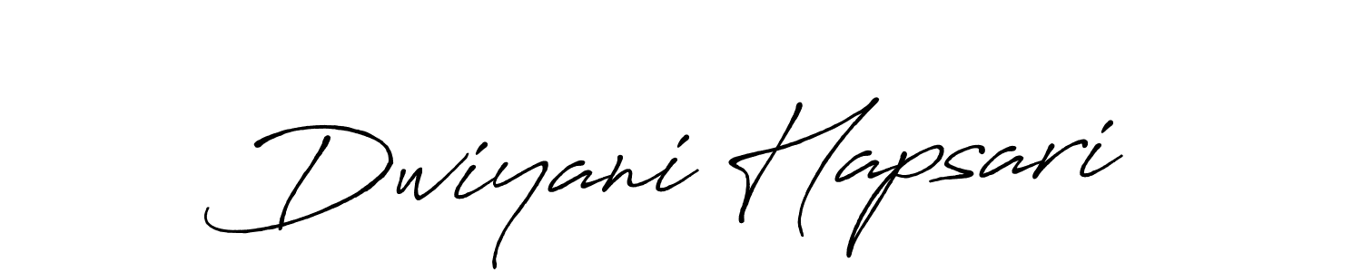 How to make Dwiyani Hapsari signature? Antro_Vectra_Bolder is a professional autograph style. Create handwritten signature for Dwiyani Hapsari name. Dwiyani Hapsari signature style 7 images and pictures png