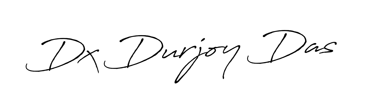 How to make Dx Durjoy Das name signature. Use Antro_Vectra_Bolder style for creating short signs online. This is the latest handwritten sign. Dx Durjoy Das signature style 7 images and pictures png