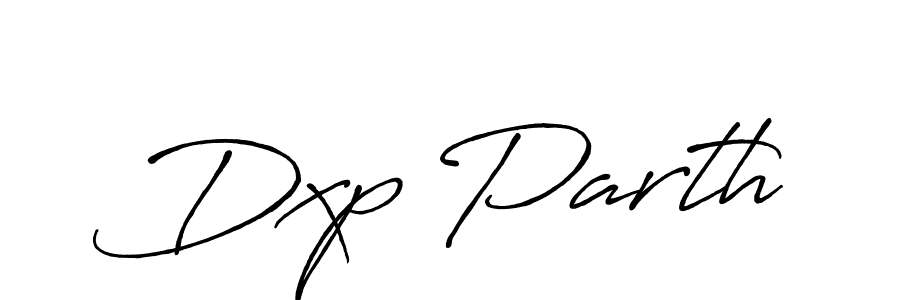 The best way (Antro_Vectra_Bolder) to make a short signature is to pick only two or three words in your name. The name Dxp Parth include a total of six letters. For converting this name. Dxp Parth signature style 7 images and pictures png