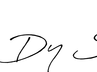 Dy S stylish signature style. Best Handwritten Sign (Antro_Vectra_Bolder) for my name. Handwritten Signature Collection Ideas for my name Dy S. Dy S signature style 7 images and pictures png