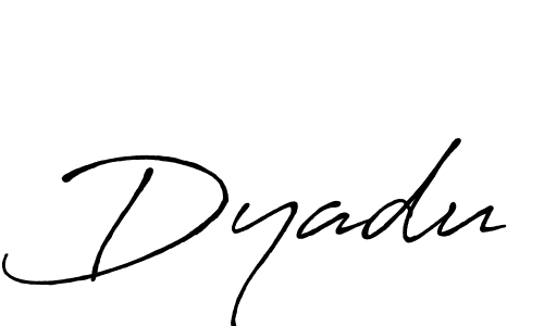 Also we have Dyadu name is the best signature style. Create professional handwritten signature collection using Antro_Vectra_Bolder autograph style. Dyadu signature style 7 images and pictures png