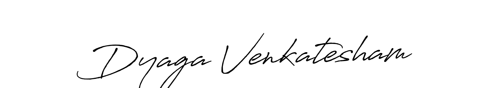 Dyaga Venkatesham stylish signature style. Best Handwritten Sign (Antro_Vectra_Bolder) for my name. Handwritten Signature Collection Ideas for my name Dyaga Venkatesham. Dyaga Venkatesham signature style 7 images and pictures png