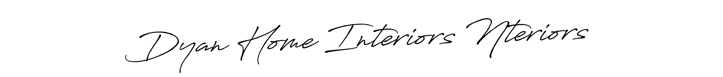 How to make Dyan Home Interiors Nteriors name signature. Use Antro_Vectra_Bolder style for creating short signs online. This is the latest handwritten sign. Dyan Home Interiors Nteriors signature style 7 images and pictures png