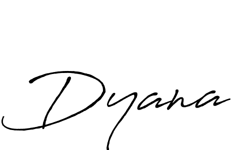 Make a beautiful signature design for name Dyana. Use this online signature maker to create a handwritten signature for free. Dyana signature style 7 images and pictures png