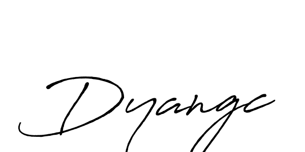 Make a beautiful signature design for name Dyangc. With this signature (Antro_Vectra_Bolder) style, you can create a handwritten signature for free. Dyangc signature style 7 images and pictures png