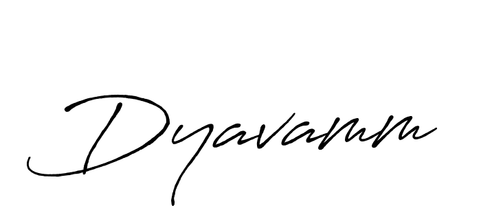 It looks lik you need a new signature style for name Dyavamm. Design unique handwritten (Antro_Vectra_Bolder) signature with our free signature maker in just a few clicks. Dyavamm signature style 7 images and pictures png