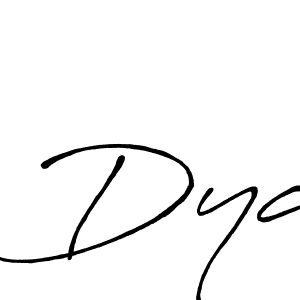 How to make Dyc signature? Antro_Vectra_Bolder is a professional autograph style. Create handwritten signature for Dyc name. Dyc signature style 7 images and pictures png