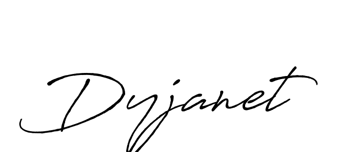 if you are searching for the best signature style for your name Dyjanet. so please give up your signature search. here we have designed multiple signature styles  using Antro_Vectra_Bolder. Dyjanet signature style 7 images and pictures png
