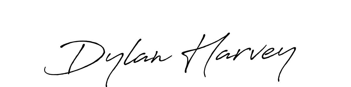 Create a beautiful signature design for name Dylan Harvey. With this signature (Antro_Vectra_Bolder) fonts, you can make a handwritten signature for free. Dylan Harvey signature style 7 images and pictures png