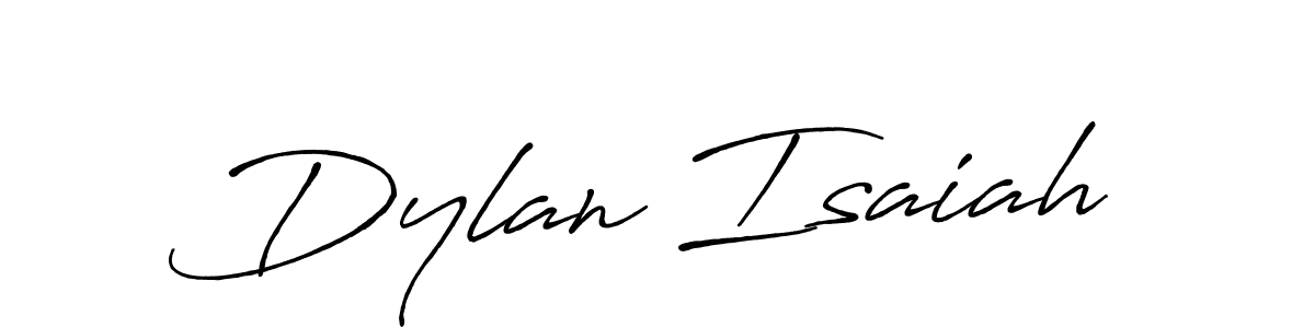 Design your own signature with our free online signature maker. With this signature software, you can create a handwritten (Antro_Vectra_Bolder) signature for name Dylan Isaiah. Dylan Isaiah signature style 7 images and pictures png