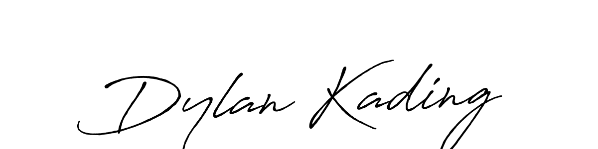 Use a signature maker to create a handwritten signature online. With this signature software, you can design (Antro_Vectra_Bolder) your own signature for name Dylan Kading. Dylan Kading signature style 7 images and pictures png